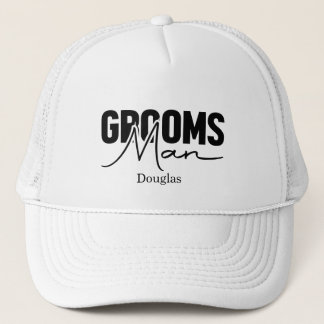 Camionero Gorra de boda personalizada para padrino