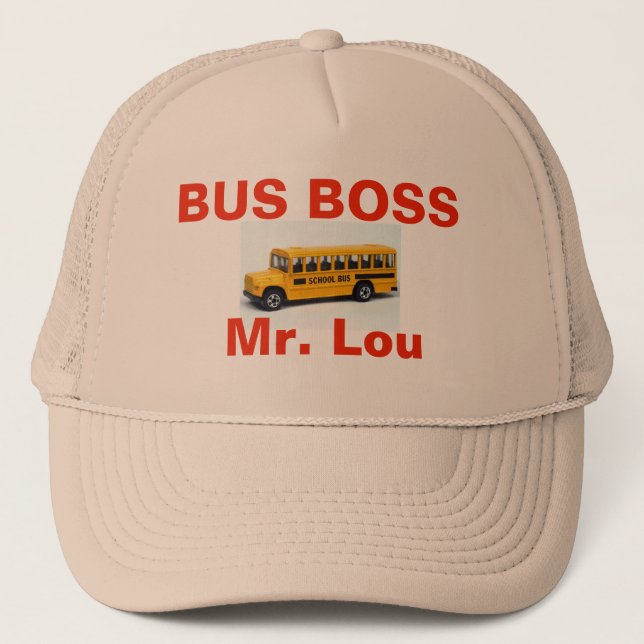 Camionero GORRA de BOSS Mr.Lou del AUTOBÚS (Anverso)