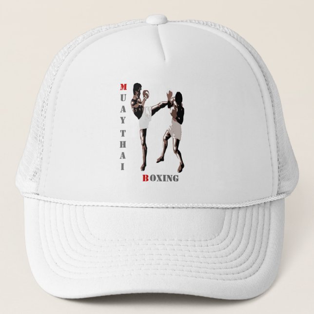 Camionero Gorra de boxeo Muay Thai (Anverso)