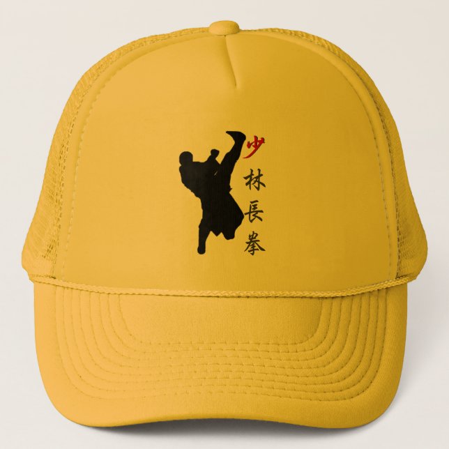 Camionero Gorra de boxeo Shao Lin Long Fist (Anverso)