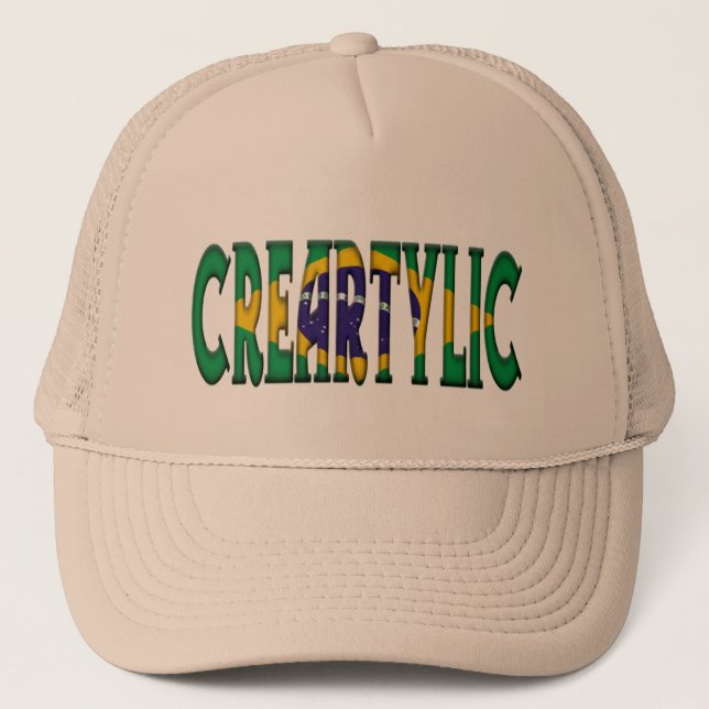 Camionero Gorra de Brasil creartílico (Anverso)