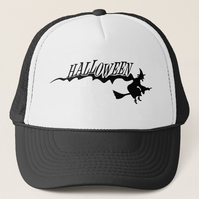 Camionero Gorra de Brujas de Halloween (Anverso)