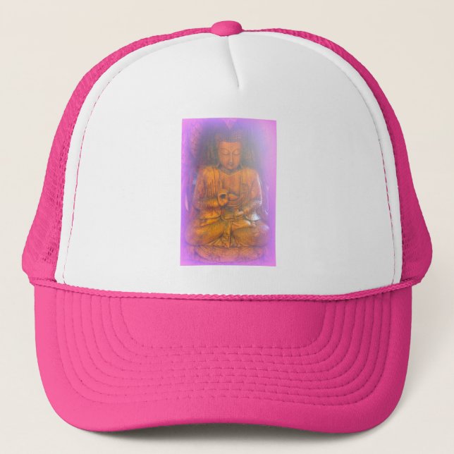 Camionero gorra de buddha rosa (Anverso)
