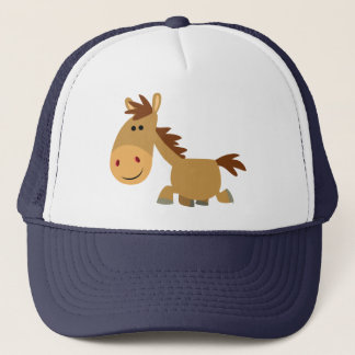 Camionero Gorra de caballo de dibujos animados linda y dulce
