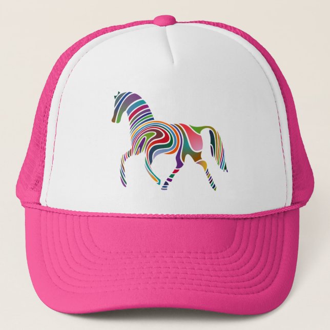 Camionero Gorra de Caballo Ondulado (Anverso)