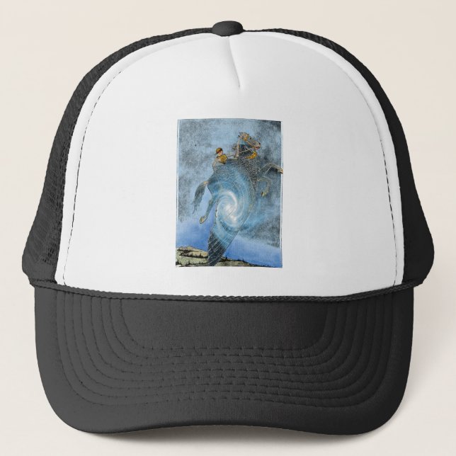 Camionero Gorra de caballos alados (Anverso)