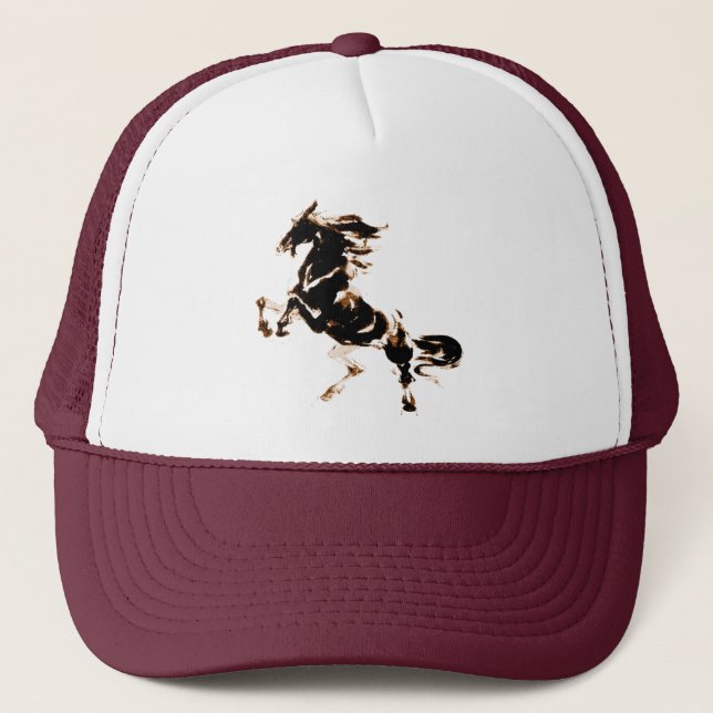 Camionero Gorra de Caballos Salvajes (Anverso)