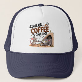 Camionero Gorra de café divertida para amantes del café