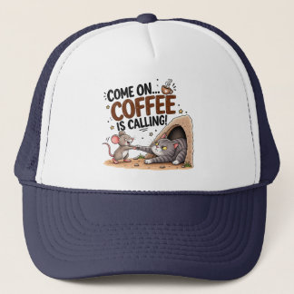 Camionero Gorra de café divertida para amantes del café