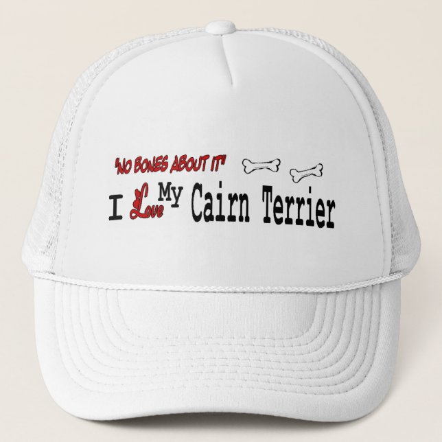 Camionero Gorra de Cairn Terrier (I Love) (Anverso)