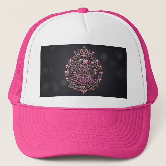 Camionero Gorra de camionera Jefa (Anverso)