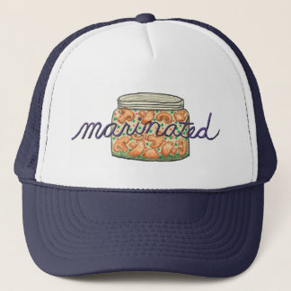 Camionero Gorra de camionero, blanca y negra