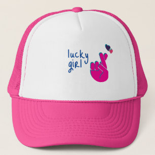 Camionero Gorra de camioneros Chicas afortunados
