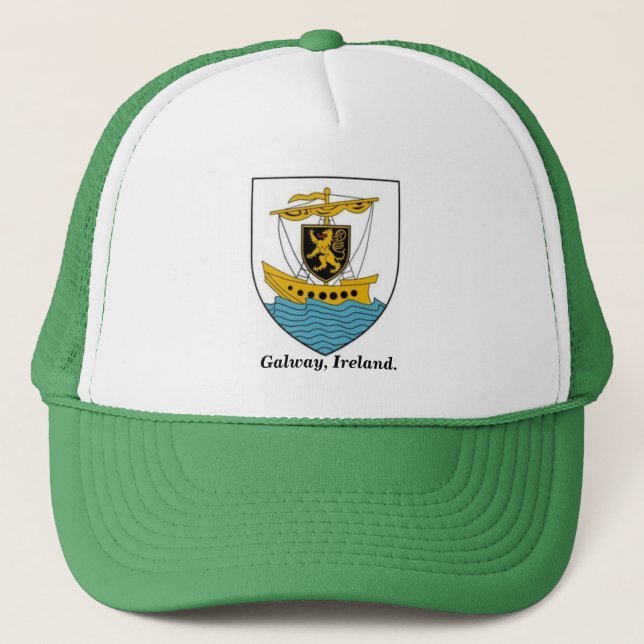 Camionero Gorra de camioneros de Irlanda escudo cívico de Ga (Anverso)