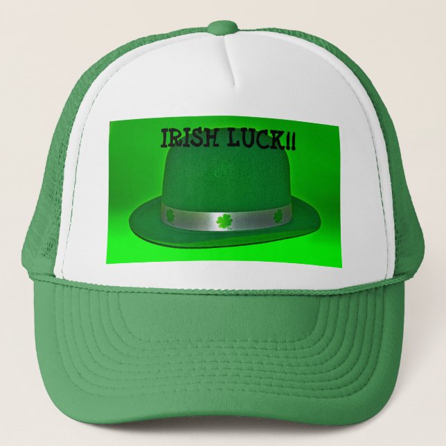 Camionero Gorra de Camioneros de Luck de Irlanda (Anverso)
