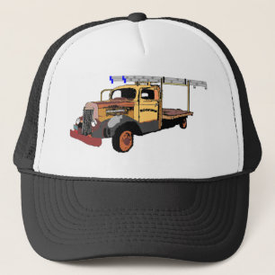 Camionero Gorra de camiones viejos con techo