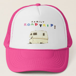Camionero Gorra de camionetas de viaje familiar por carreter