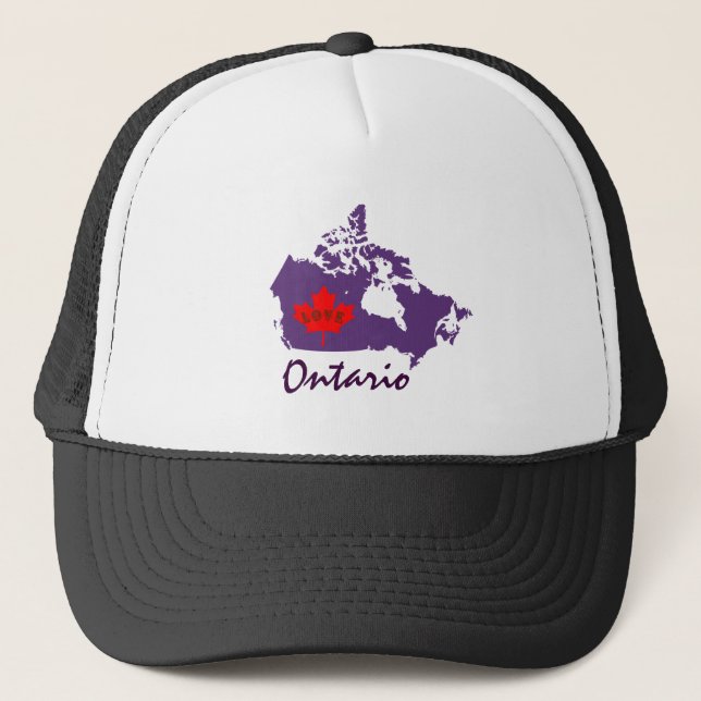 Camionero Gorra de Canadá del personalizar de Toronto (Anverso)