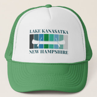 Camionero Gorra de canoas del lago Kanasatka
