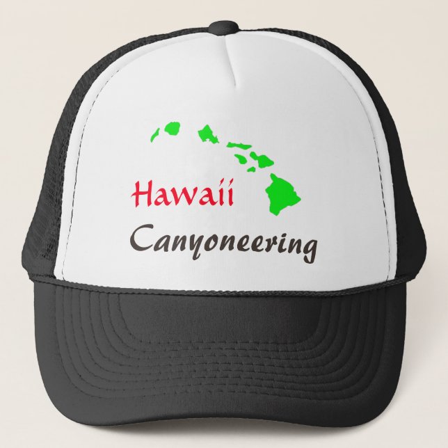 Camionero Gorra de Canyoneering de las islas hawaianas (Anverso)