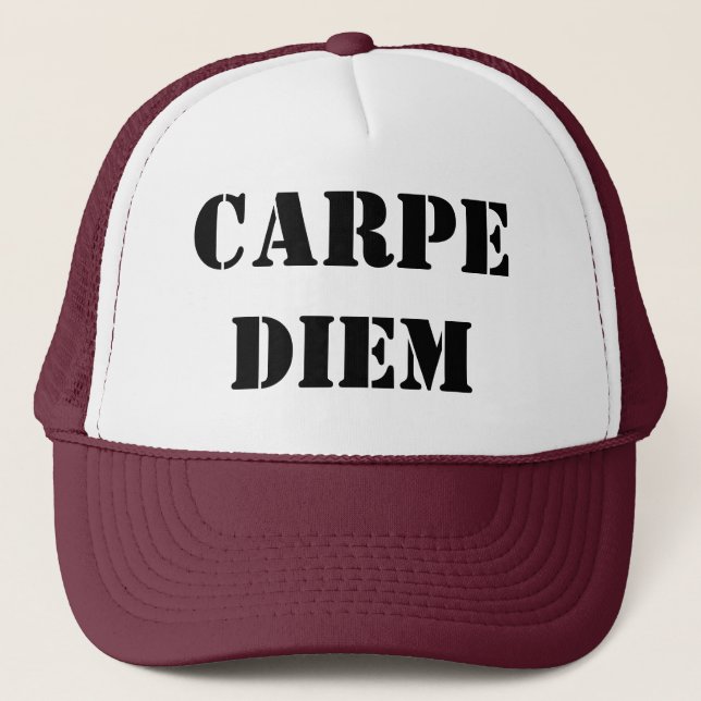 Camionero Gorra de Carpe Diem (Anverso)