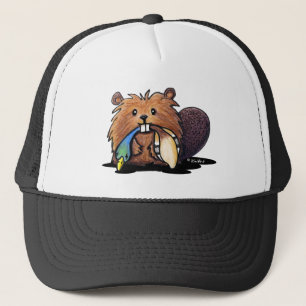 Camionero Gorra de castor lindo KiniArt