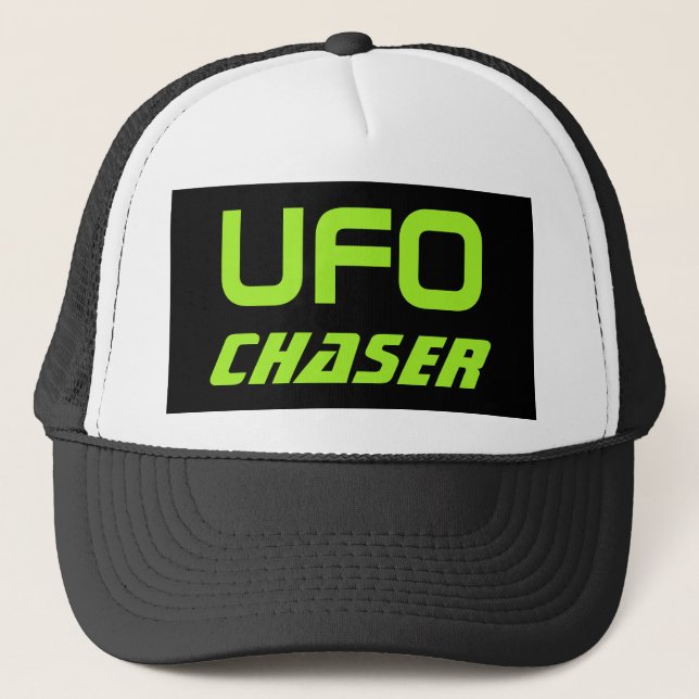 Camionero Gorra de cazador de ovnis (Anverso)