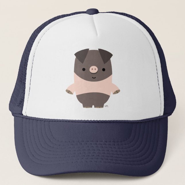 Camionero Gorra de cerdo de Personalizado fuerte (Anverso)