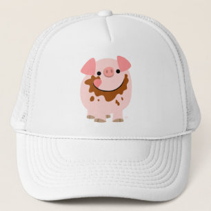 Camionero Gorra de cerdo Personalizado de chocolate