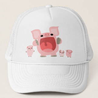 Camionero Gorra de cerdos Personalizado de gritos de tos