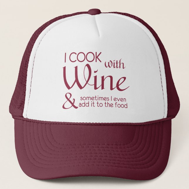 Camionero Gorra de citas de vinos (Anverso)