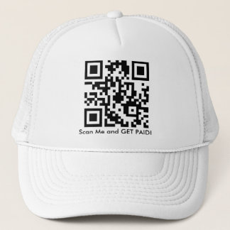 Camionero Gorra de código QR de afiliado