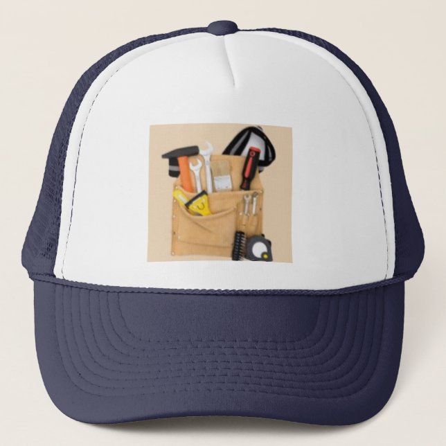 Camionero GORRA DE CONSTRUCCIÓN gorra PERSONALIZAR BEIGE (Anverso)