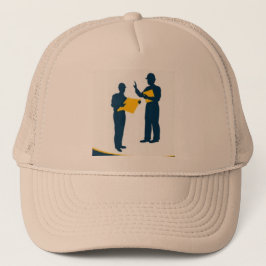Camionero GORRA DE CONSTRUCCIÓN gorra PERSONALIZAR BEIGE