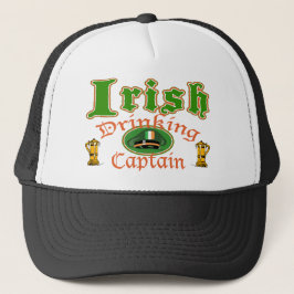 Camionero Gorra de consumición irlandés de Cptn