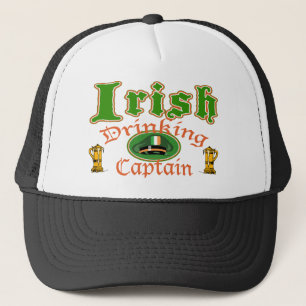 Camionero Gorra de consumición irlandés de Cptn