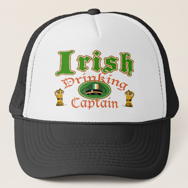 Camionero Gorra de consumición irlandés de Cptn (Anverso)