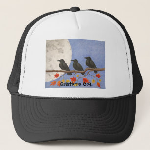 Camionero Gorra de Cosecha de Crows