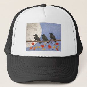 Camionero Gorra de Cosecha de Crows