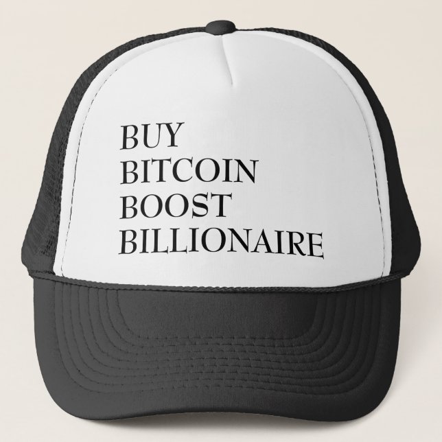 Camionero Gorra de criptografía de Bitcoin (Anverso)