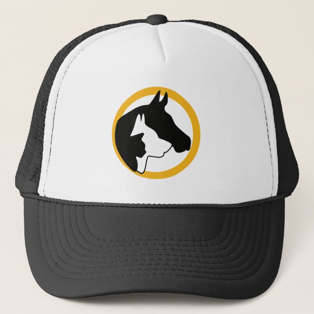Camionero Gorra de curación de animales ahora (Anverso)