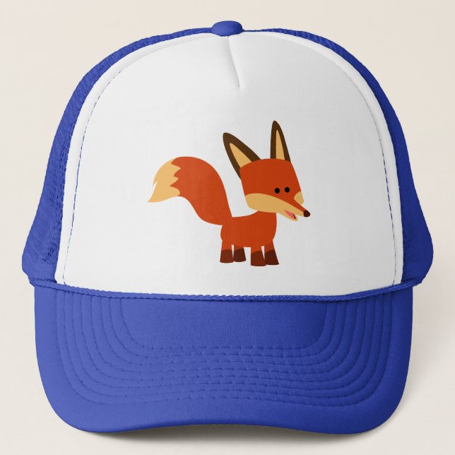 Camionero Gorra de Cute Astute Personalizado Fox (Anverso)