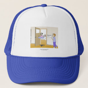 Camionero Gorra de dibujos animados clásicos del laboratorio