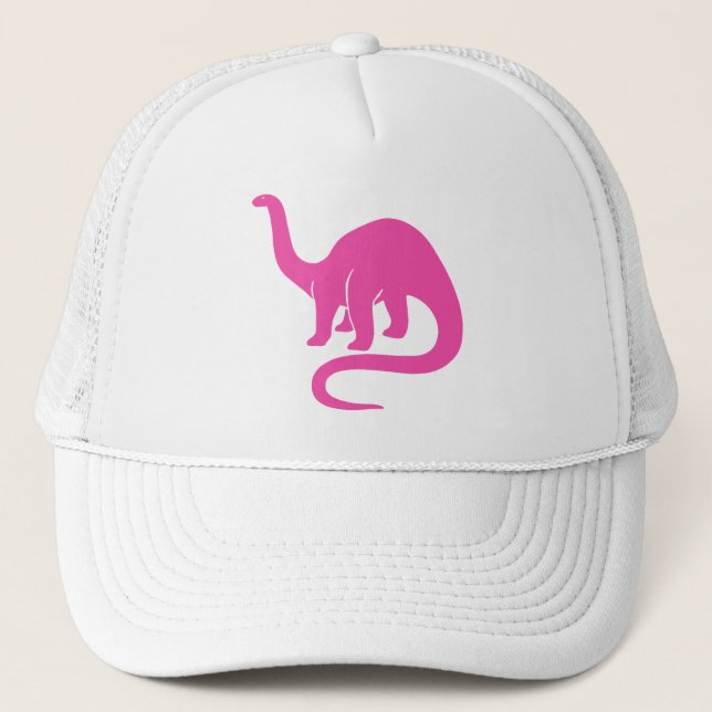 Camionero Gorra de dinosaurios - rosa (Anverso)