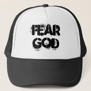 Camionero gorra de dios del miedo
