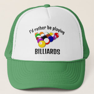 Camionero Gorra de diseño de billar billares