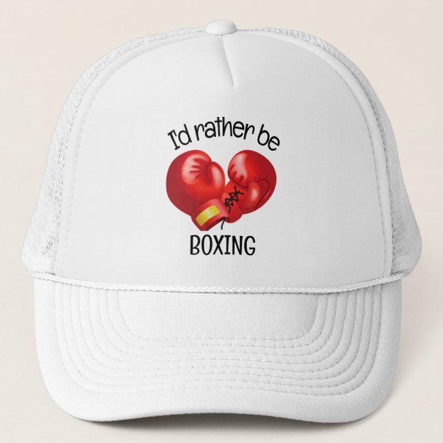 Camionero Gorra de diseño de boxeo (Anverso)