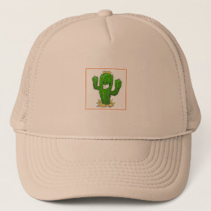 Camionero gorra de diseño de cactus