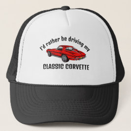 Camionero Gorra de diseño de Corvette clásico
