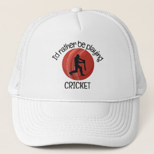 Camionero Gorra de diseño de cricket